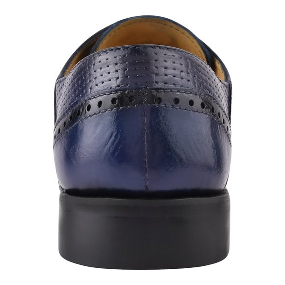 Kazma Navy OXFORD STYLE DRESS SHOES